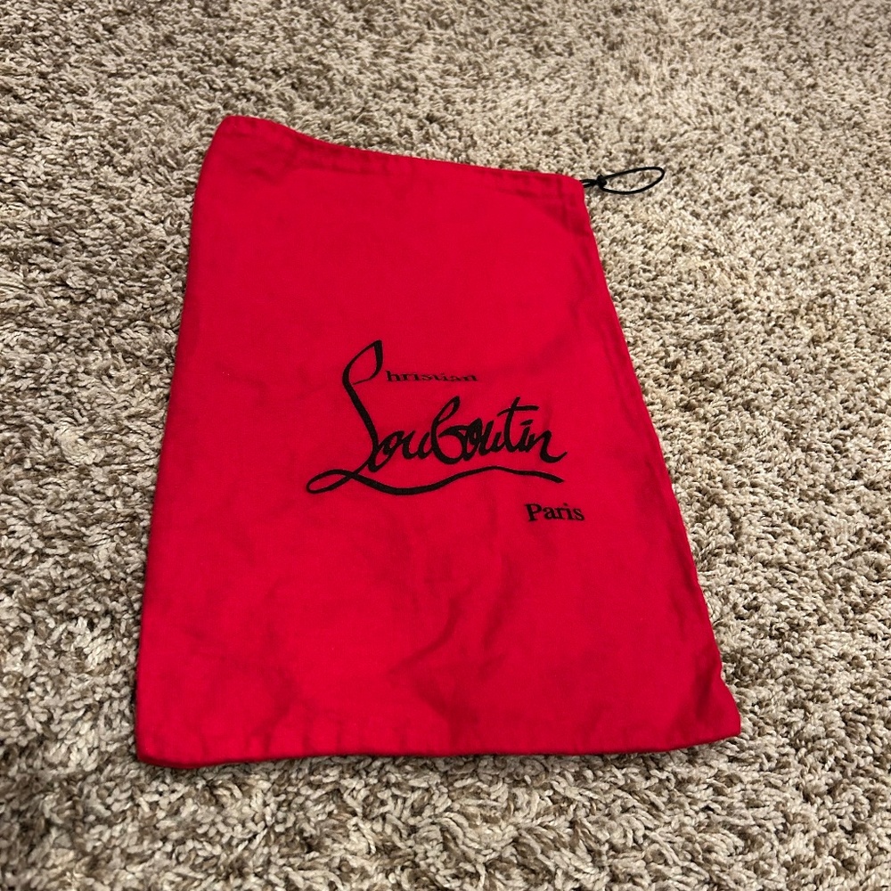 Christian Louboutin Red Shoe Dust Bag – Paris Logo